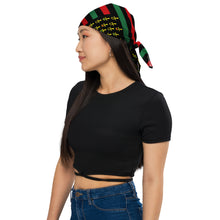 Load image into Gallery viewer, Pan African American flag design 1 All-over print bandana