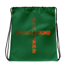 Load image into Gallery viewer, Color Green Bornready warready Style 1 Backside Drawstring bag