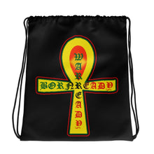 Load image into Gallery viewer, Color Black Bornready warready style 2, Drawstring bag
