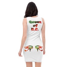 Load image into Gallery viewer, Color White Queen of NC Sublimation Cut & Sew Dress