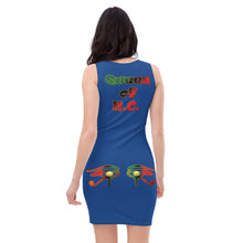 Load image into Gallery viewer, Color Blue 2 Queen of NC Sublimation Cut & Sew Dress