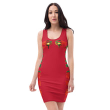 Load image into Gallery viewer, Color Red Queen of NC Sublimation Cut & Sew Dress