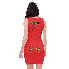 Load image into Gallery viewer, Color Red 1 Queen of NC Sublimation Cut & Sew Dress