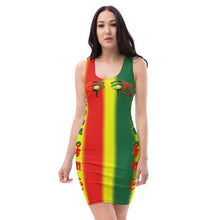 Load image into Gallery viewer, Color Rasta Queen of NC Sublimation Cut & Sew Dress