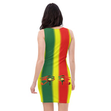 Load image into Gallery viewer, Color Rasta Queen of NC Sublimation Cut & Sew Dress