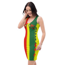 Load image into Gallery viewer, Color Rasta Queen of NC Sublimation Cut & Sew Dress