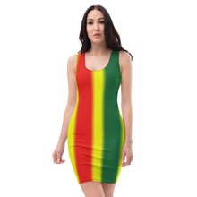 Load image into Gallery viewer, Rasta Sublimation Cut & Sew Dress