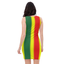Load image into Gallery viewer, Rasta Sublimation Cut & Sew Dress