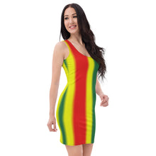 Load image into Gallery viewer, Rasta Sublimation Cut & Sew Dress