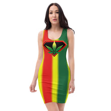 Load image into Gallery viewer, Rasta Cannabis Woman Sublimation Cut & Sew Dress