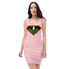Load image into Gallery viewer, Pink 3 Cannabis woman Sublimation Cut & Sew Dress