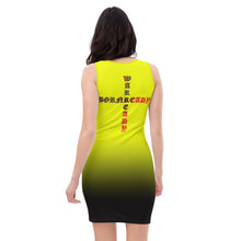 Load image into Gallery viewer, Color Yellow to Black... All seeing Eye SKull Backside style 1 Sublimation Cut & Sew Dress
