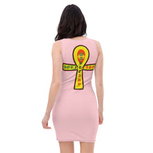 Load image into Gallery viewer, Color Pink 3... All seeing Eye SKull Backside style 2 Sublimation Cut & Sew Dress