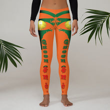 Load image into Gallery viewer, Orange Queen of nc Leggings