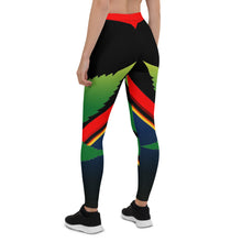 Load image into Gallery viewer, Extra large cannabis man logo Leggings