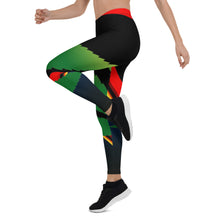 Load image into Gallery viewer, Extra large cannabis man logo Leggings
