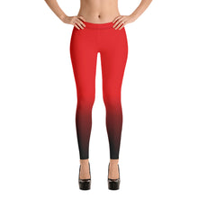 Load image into Gallery viewer, Red Cannabis women Back logo Leggings