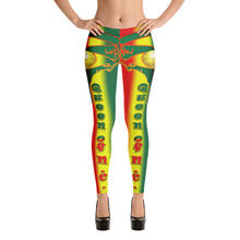Load image into Gallery viewer, Rasta Queen of NC logo 2 Leggings Style 1