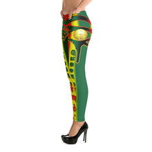 Load image into Gallery viewer, Rasta Queen of NC logo 2 Leggings Style 1