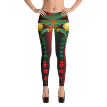 Load image into Gallery viewer, Tri color Queen of NC logo 2 Leggings Style 1