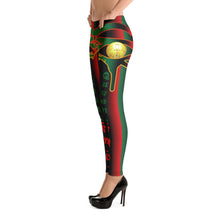 Load image into Gallery viewer, Tri color Queen of NC logo 2 Leggings Style 1