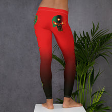 Load image into Gallery viewer, Color red to black Bornready warready 3 eye all seeing skull on back