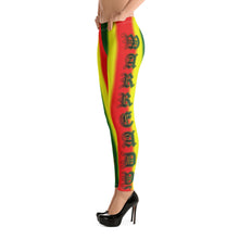 Load image into Gallery viewer, Rasta colors Bornready warready 3 eye all seeing skull on back