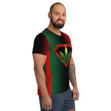 Load image into Gallery viewer, Cannabis-man All-Over Print Men's Athletic T-shirt