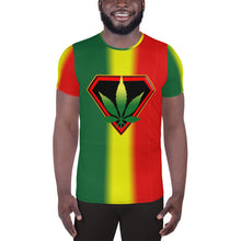 Load image into Gallery viewer, Rastaman All-Over Print Men's Athletic T-shirt