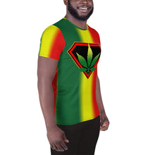 Load image into Gallery viewer, Rastaman All-Over Print Men's Athletic T-shirt