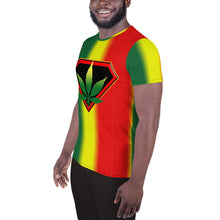 Load image into Gallery viewer, Rastaman All-Over Print Men's Athletic T-shirt