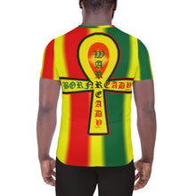 Load image into Gallery viewer, Rastaman 3 Eye Skull Warready bornready Style 2, All-Over Print Men's Athletic T-shirt