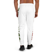 Load image into Gallery viewer, Color White Bornready Warready with 3 all seeing skull Men's Joggers