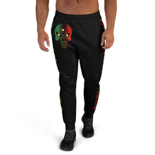 Load image into Gallery viewer, Color Black Bornready Warready with 3 all seeing skull  Men's Joggers