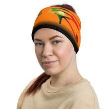 Load image into Gallery viewer, Orange and black Queen of NC Neck Gaiter