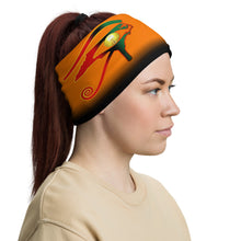 Load image into Gallery viewer, Orange and black Queen of NC Neck Gaiter