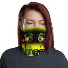 Load image into Gallery viewer, Yellow and black Queen of NC Neck Gaiter