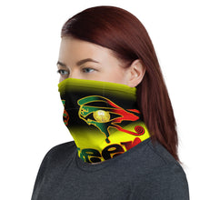 Load image into Gallery viewer, Yellow and black Queen of NC Neck Gaiter