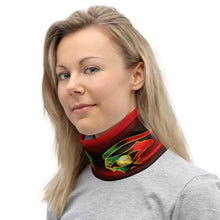 Load image into Gallery viewer, Red and black Queen of NC Neck Gaiter