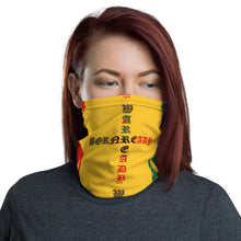 Load image into Gallery viewer, Color Yellow Bornready warready style 1......Neck Gaiter