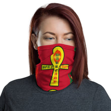Load image into Gallery viewer, Color Red Bornready warready style 2......Neck Gaiter