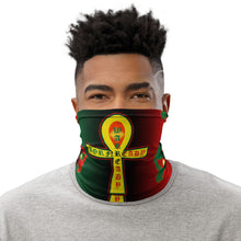 Load image into Gallery viewer, Coloring Pan African flag Bornready warready style 2......Neck Gaiter