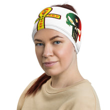 Load image into Gallery viewer, Color White Bornready warready style 2......Neck Gaiter