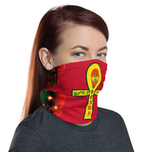 Load image into Gallery viewer, Color Red Bornready warready style 2......Neck Gaiter
