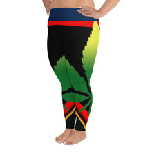 Load image into Gallery viewer, Extra large Cannabis man logo All-Over Print Plus Size Leggings