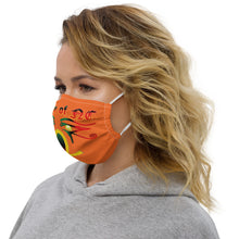 Load image into Gallery viewer, Color Orange Queen with Ankh symbol of NC Premium face mask