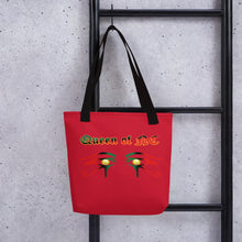 Load image into Gallery viewer, RED Queen of NC style 1 Tote bag