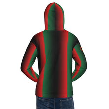 Load image into Gallery viewer, Tri Color Cannabis man Unisex Hoodie