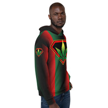Load image into Gallery viewer, Tri Color Cannabis man Unisex Hoodie