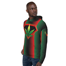 Load image into Gallery viewer, Tri Color Cannabis man Unisex Hoodie